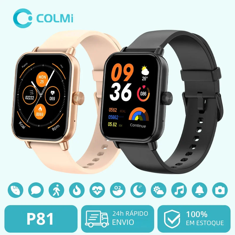 Smartwatch COLMI P81 - 1,9 Polegadas